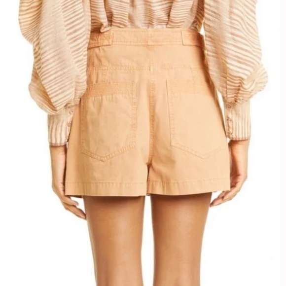 Ulla Johnson Riley Cotton Shorts - Terracotta - Picture 2 of 9